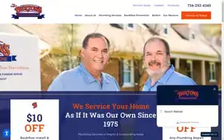 Burtonsplumbing.com Screenshot 2024-05-15 15:56:52