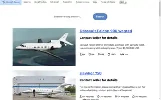 Aircraftbuyer.net Screenshot 2024-06-26 09:59:29
