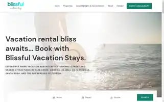 Blissfulvacationstays.com Screenshot 2024-04-17 08:53:53