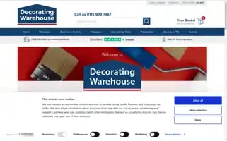 Decoratingwarehouse.co.uk Screenshot 2024-05-09 09:06:20