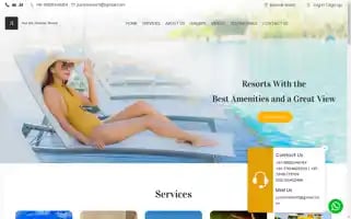 Justinnhotelgorai.com Screenshot 2024-04-14 11:42:27