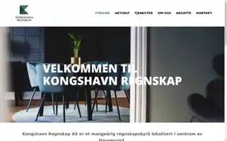 Kongshavnregnskap.no Screenshot 2024-07-05 00:27:32