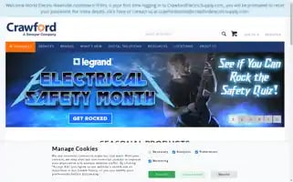 Crawfordelectricsupply.com Screenshot 2024-05-09 07:03:57