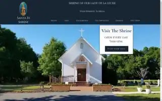 Santafeshrineourladylaleche.com Screenshot 2024-07-01 12:42:15