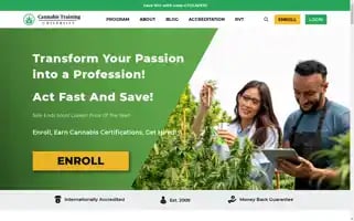 Cannabistraininguniversity.com Screenshot 2024-05-08 23:43:07