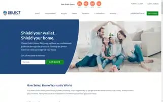 Selecthomewarranty.com Screenshot 2024-05-13 20:59:59