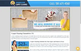 Carpetcleaningchannelviewtx.com Screenshot 2024-07-06 03:35:22