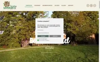 Baumhaushotel-allgaeu.de Screenshot 2024-04-25 09:25:31