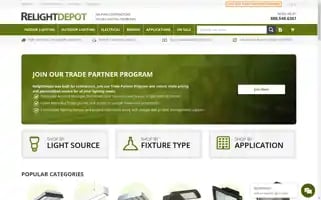 Relightdepot.com Screenshot 2024-05-13 16:22:05