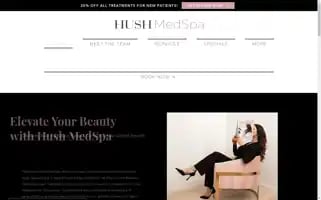 Hushmedspa.com Screenshot 2024-06-18 21:52:30