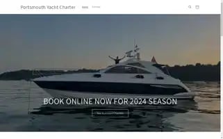 Portsmouthyachtcharter.co.uk Screenshot 2024-05-02 07:22:36