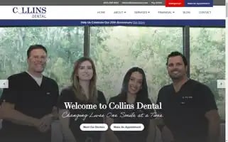 Collinsdentalcare.com Screenshot 2024-05-09 05:05:55