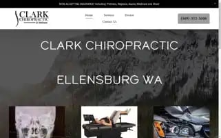 Clarkchiroellensburg.com Screenshot 2024-06-13 06:09:01
