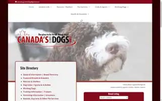 Canadasguidetodogs.com Screenshot 2024-06-30 15:17:05