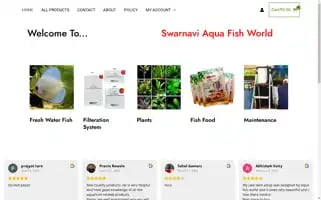 Swarnaviaquafishworld.com Screenshot 2024-05-24 17:21:07