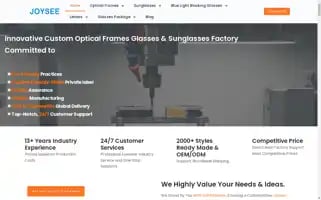 Joysee-optical.com Screenshot 2024-05-21 11:54:48