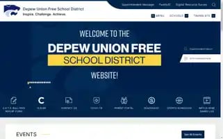 Depewschools.org Screenshot 2024-07-07 09:15:45