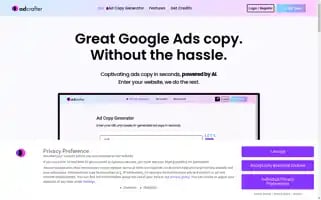 Adcrafter.ai Screenshot 2024-05-28 01:36:07