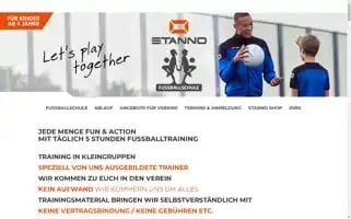 Stanno-fussballschule.com Screenshot 2024-06-28 05:11:25