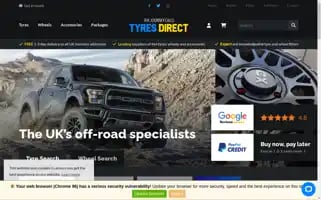 Tyresdirectuk.co.uk Screenshot 2024-05-14 17:16:24