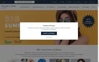 Pulselightclinic.co.uk Screenshot 2024-07-09 06:57:15