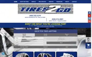 Newtires2go.com Screenshot 2024-05-13 03:29:05