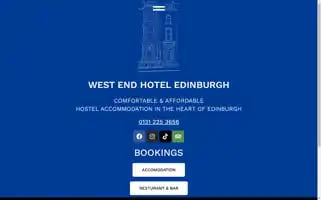 Thewestendhotel.co.uk Screenshot 2024-04-17 18:20:18