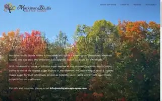 Mackinacbluffsmaplefarms.com Screenshot 2024-06-12 20:22:25