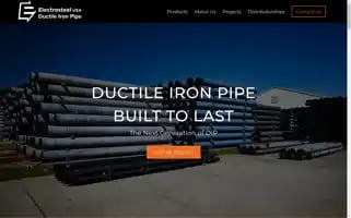 Electrosteelusa.com Screenshot 2024-07-05 00:32:21
