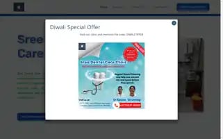 Sreedentalcareclinic.com Screenshot 2024-05-27 09:08:54