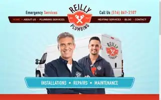 Reillyplumbingmerrick.com Screenshot 2024-07-06 20:03:30