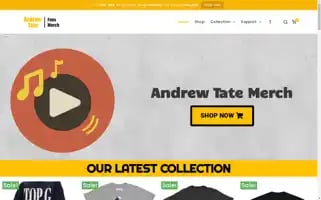 Andrewtatemerchandise.shop Screenshot 2024-05-22 07:02:55