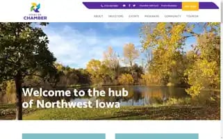 Spenceriowachamber.org Screenshot 2024-07-01 17:54:08