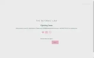 Thebotaniclab.com.au Screenshot 2024-04-27 09:23:09