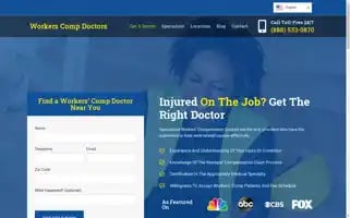 Workers-comp-doctors.com Screenshot 2024-06-14 03:38:09