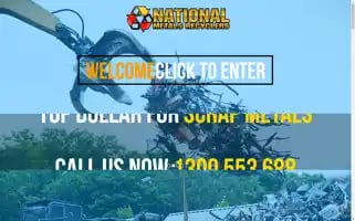 Nationalmetalsrecyclers.com.au Screenshot 2024-05-13 02:23:13