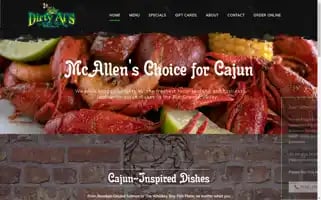Dirtyalsbayougrill.com Screenshot 2024-07-03 19:31:27