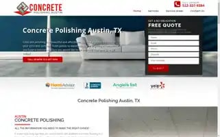 Polishedconcreteaustintx.com Screenshot 2024-05-16 13:09:23