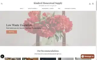 Kindredhomesteadsupply.com Screenshot 2024-05-05 14:10:20