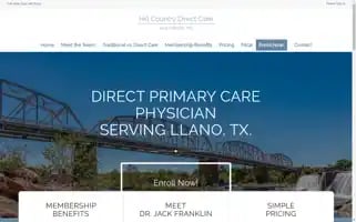 Hillcountrydirectcare.com Screenshot 2024-07-05 18:23:56