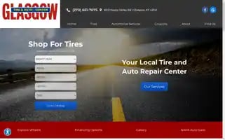 Glasgowtire.com Screenshot 2024-05-09 21:38:26