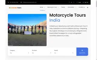 Extremetoursindia.com Screenshot 2024-04-26 10:38:24