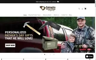 Palmettowoodshop.com Screenshot 2024-05-05 09:43:30