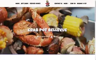 Thecrabpotbellevue.com Screenshot 2024-07-06 21:54:46