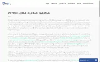 Mobilehomeuniversity.com Screenshot 2024-05-12 23:32:28
