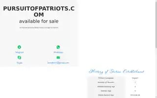 Pursuitofpatriots.com Screenshot 2024-05-13 14:22:40