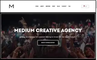 Mediumcreativeagency.com Screenshot 2024-07-08 13:57:13