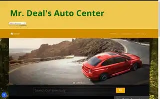 Mrdealsautocenter.com Screenshot 2024-05-13 00:45:51