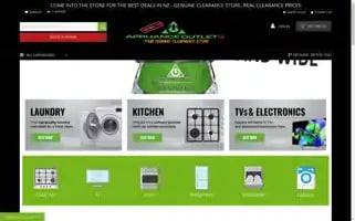 Applianceoutlet.co.nz Screenshot 2024-05-08 13:38:37