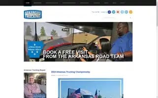 Arkansastrucking.com Screenshot 2024-07-01 15:57:00